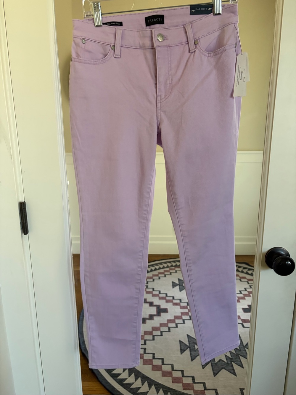 Talbots Pastel Lavender Skinny Jeans for Women